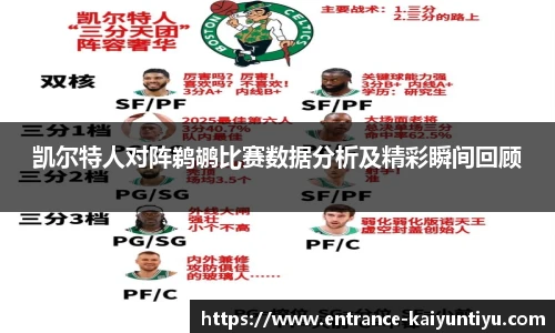 凯尔特人对阵鹈鹕比赛数据分析及精彩瞬间回顾